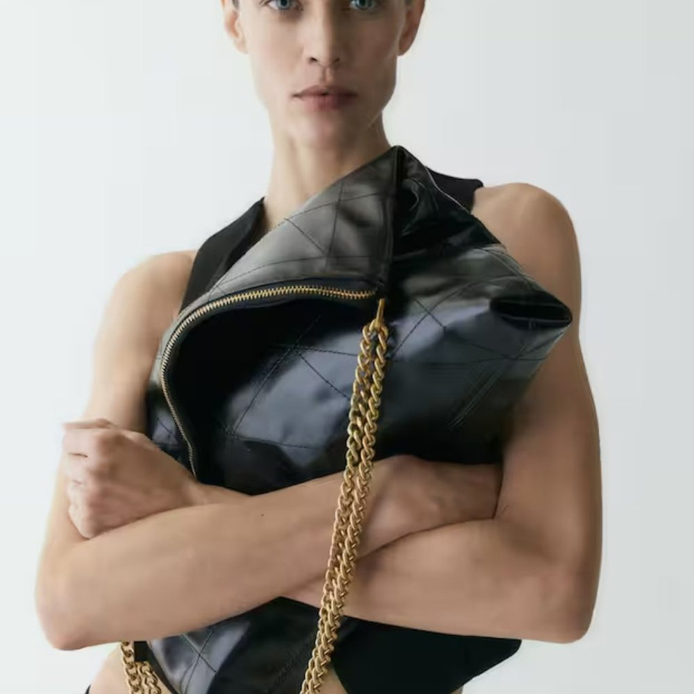 NWT MANGO Chain bucket bag